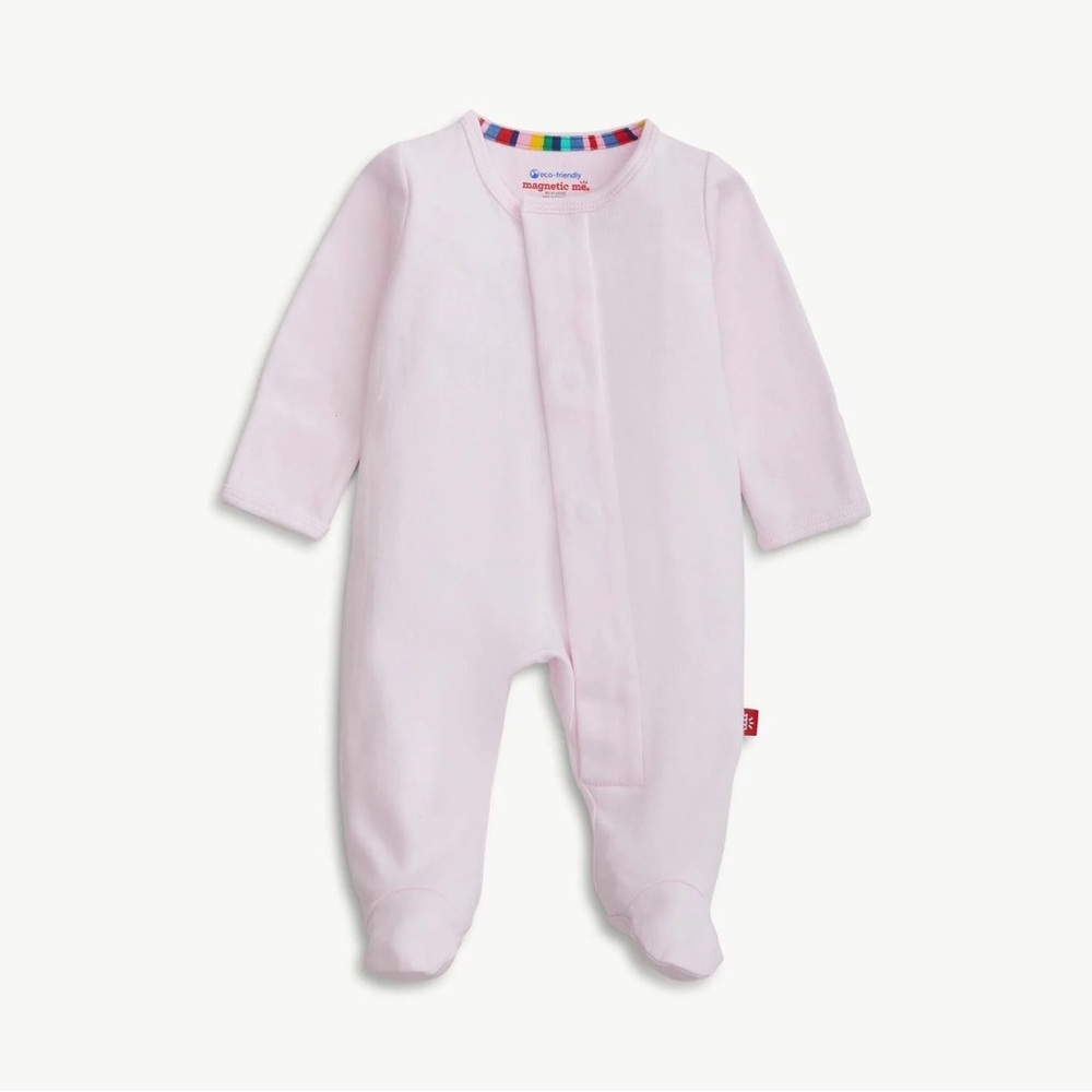 Magnetic Me Light Pink Baby Footie